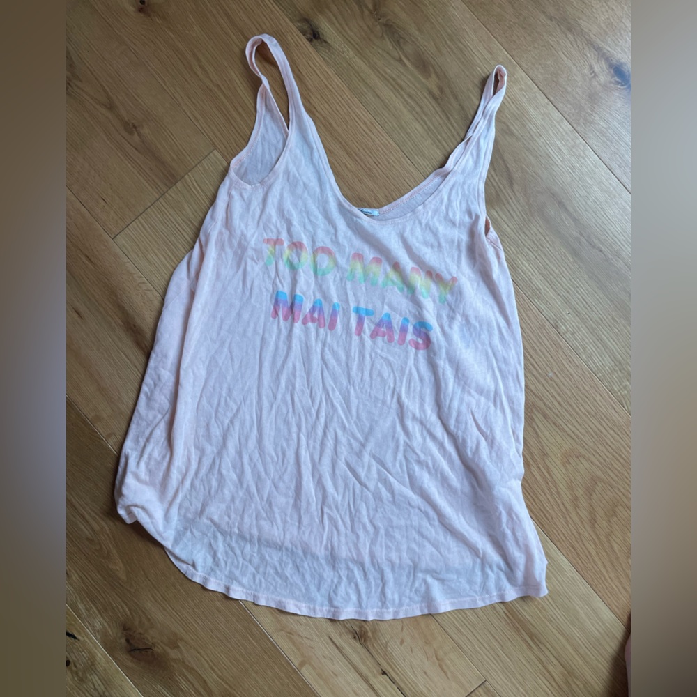Wildfox swimsuit coverup “Too many mai tais”